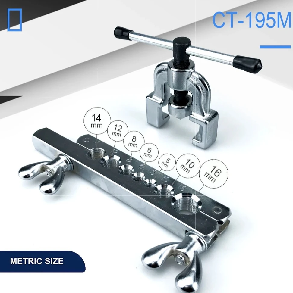 45 Degree Copper Tube Flaring Tool Kit, Pipe Expander & Deburring Tool for HVAC, Refrigeration and Plumbing Repair