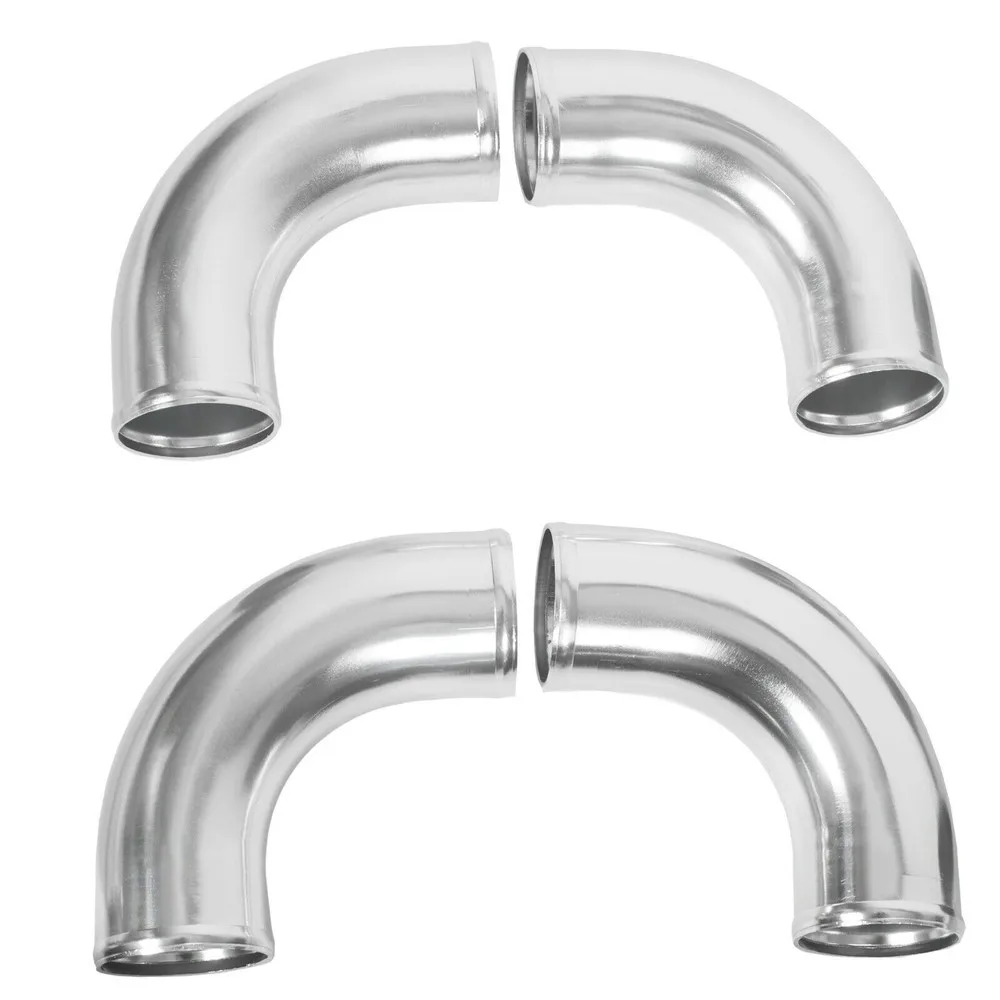 3" inch universele aluminium turbo-intercooler pijpleidingsset + slang + klem rood