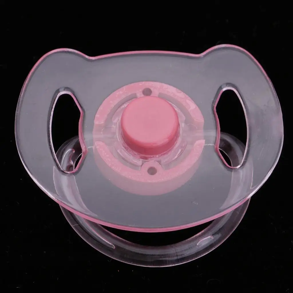 Kunststoff-Schnuller, wiedergeboren, magnetischer Schnuller, Puppenzubehör, Kindergeburtstagsgeschenk, dunkel