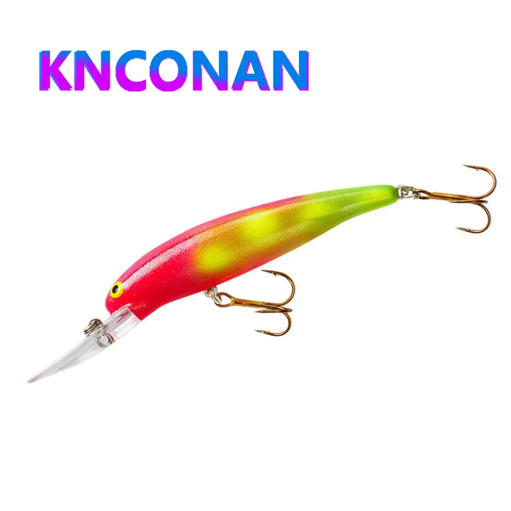 

110mm 12.5g Floating Minnow Lures Deep Dive Long Lip Seawater Trout Artificial Bait Diving Swimbait Pesca Fishing Supplies