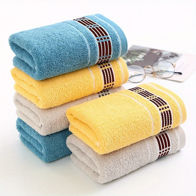 3pcs face towels, thickened, soft, absorbent and skin friendly household towels, face towels and handkerchiefs