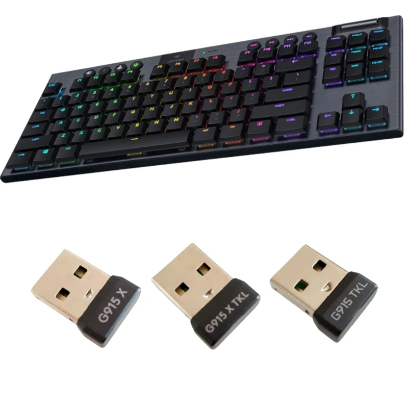 

Universal USB Adapter For G915 TKL/G915X TKL/G915X Gaming Keyboards Receiver H8WD
