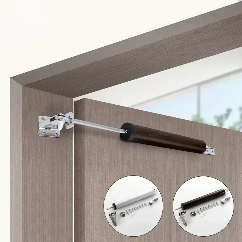 Automatic Door Closer Internal Positioning Furniture Hardware Stop Buffer Adjustment 90 Degrees Home Improvement