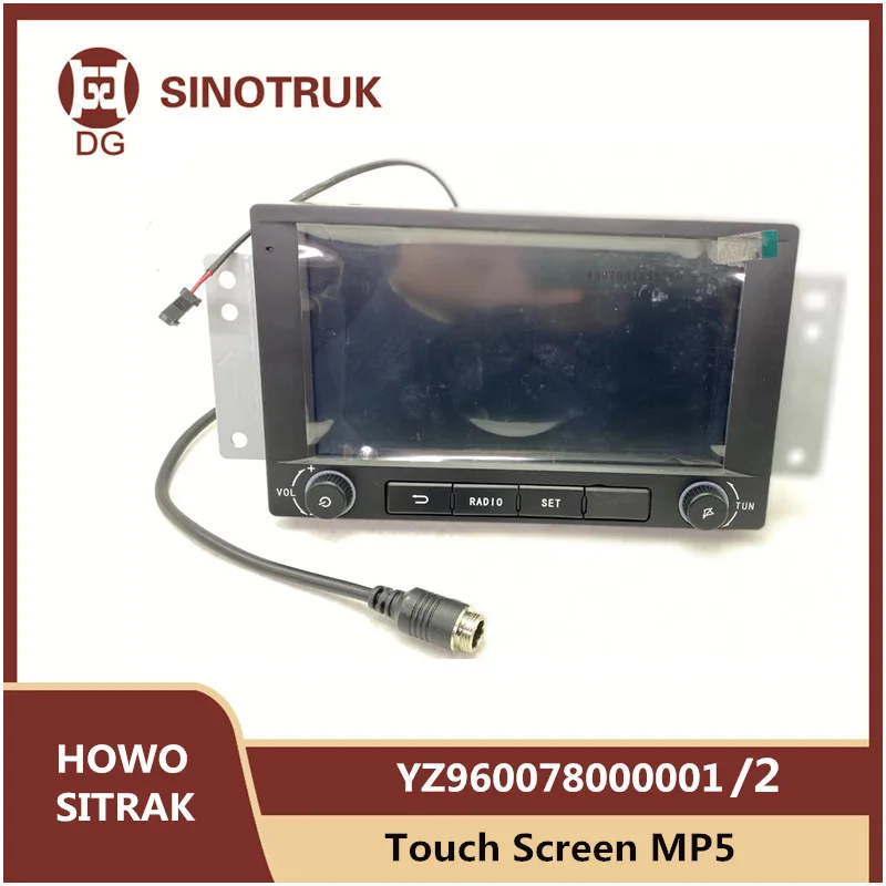 Car Touch Screen MP5 YZ960078000001/2 For SIONTRUK HOWO T7H T5G TX SITRAK C7 Instrument Panel Display Player Radio Truck Parts