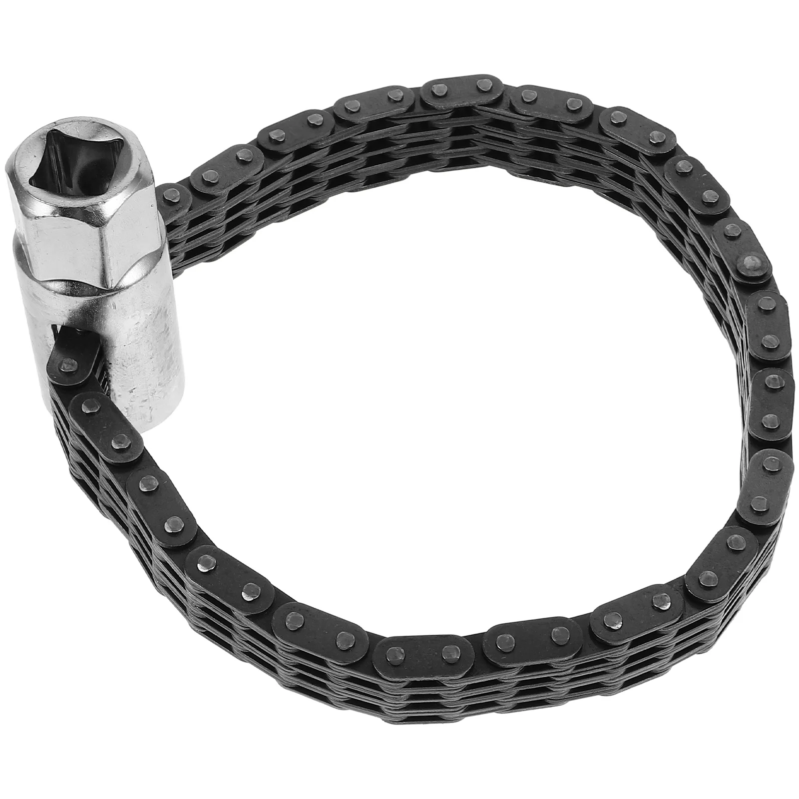 

Oil Filter Wrench 44-Section Chain Socket Wrench For Fuel Filter Removal Heavy Duty Plumbing Fittings Tool Spanner