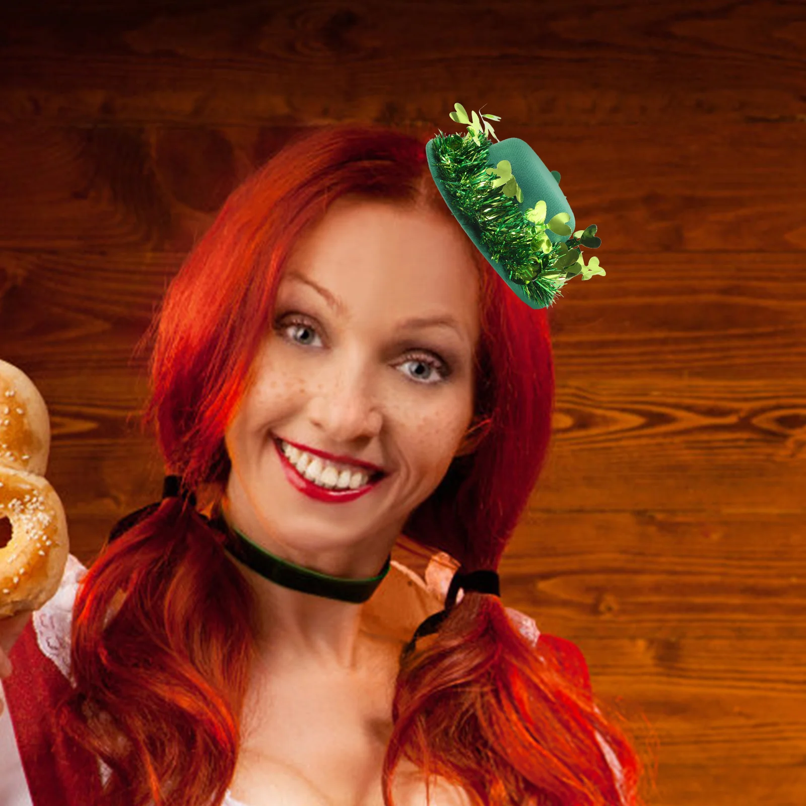 

1Set St Patrick's Day Top Hat Wrist Bands Irish Party Decorative Hat Prop Comfortable Fit Festivities St Patricks Day Party Hats