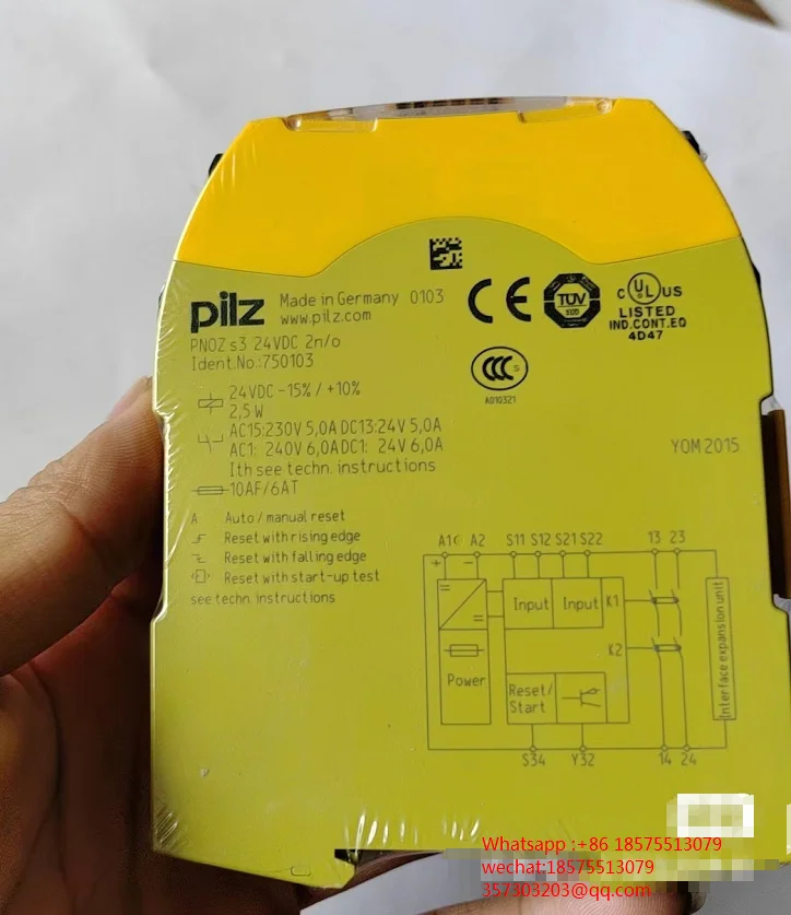 

Pilz 750103 PNOZ S3 Relay New&Original
