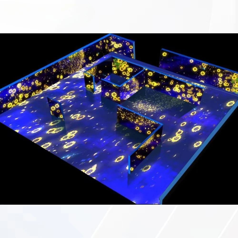 Multi-Screen Interactive Floor Projection System Interactive Games 3d Interactive Floor
