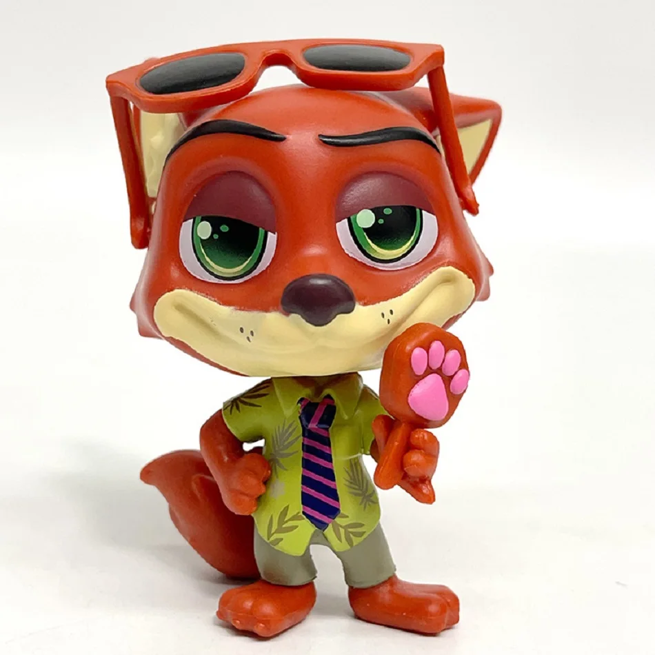 Zootopia Judy Rabbit Nick Fox Handmade Model Cute Cartoon Anime peripheral Collectable Model Toy Surprise Birthday Gift