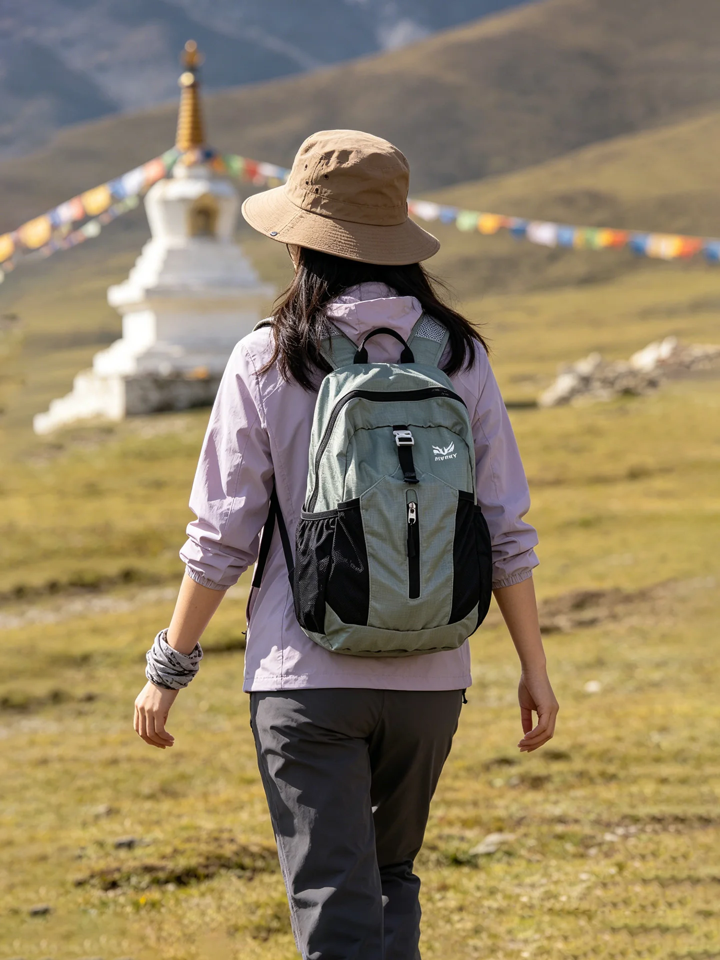 Ultra-Light Women's Hiking Travel Backpack 2026 Summer Outdoor Sports Bag Nylon Material with Water Bottle Storage Mild Water...