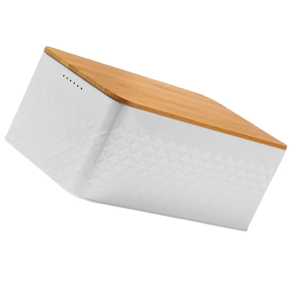 

Железный ящик для хранения хлеба с бамбуковой крышкой, большой контейнер для хлеба для кухонной столешницы, контейнер для еды, кухонная коробка для еды