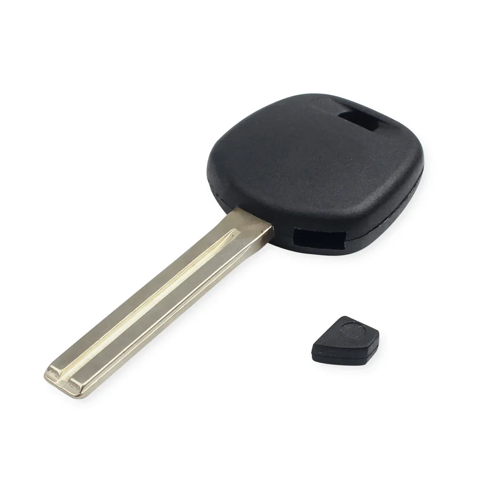 KEYYOU Shell di ricambio per portachiavi per auto per Toyota per Lexus Transponder Key Shell TOY40(46mm) lama lunga