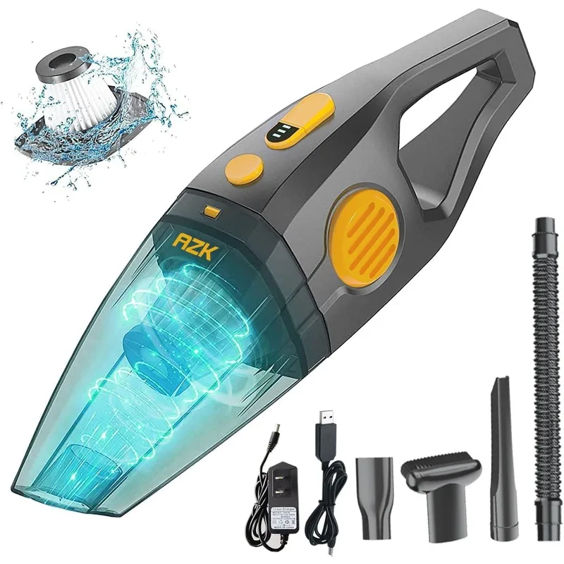 

Dust Buster Upgrade Handheld Vacuum Cordless Rechargeable Handheld Vacuums 12000PA-16500PA High Power with Power Display for Car