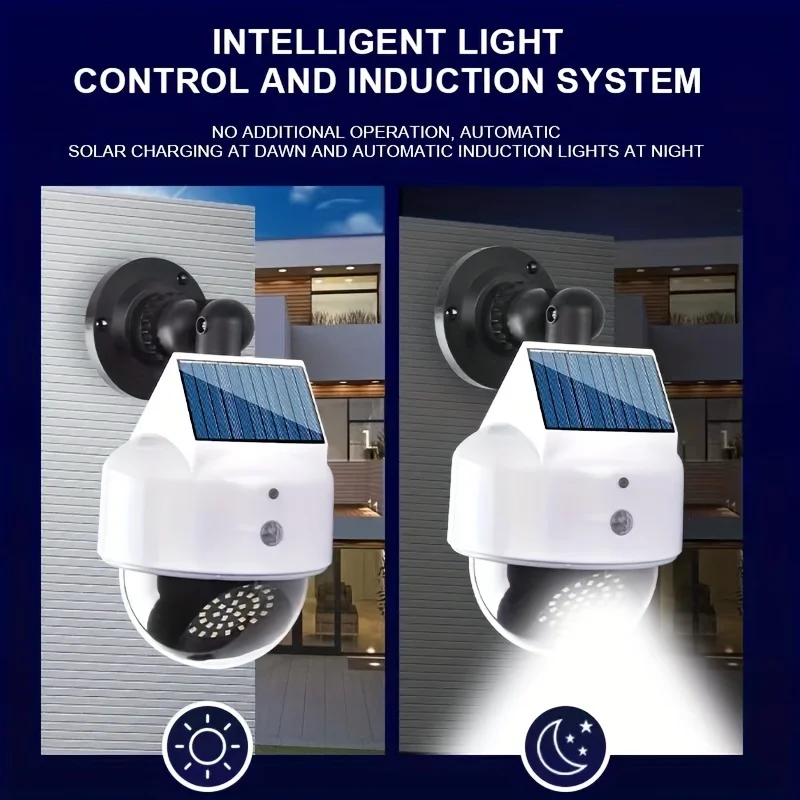 Solar Simulate Monitoring Modeling Light Outdoor  Infrared Street Lamp Wall Path Lights Waterproof Motion Sensor Garden Lighting