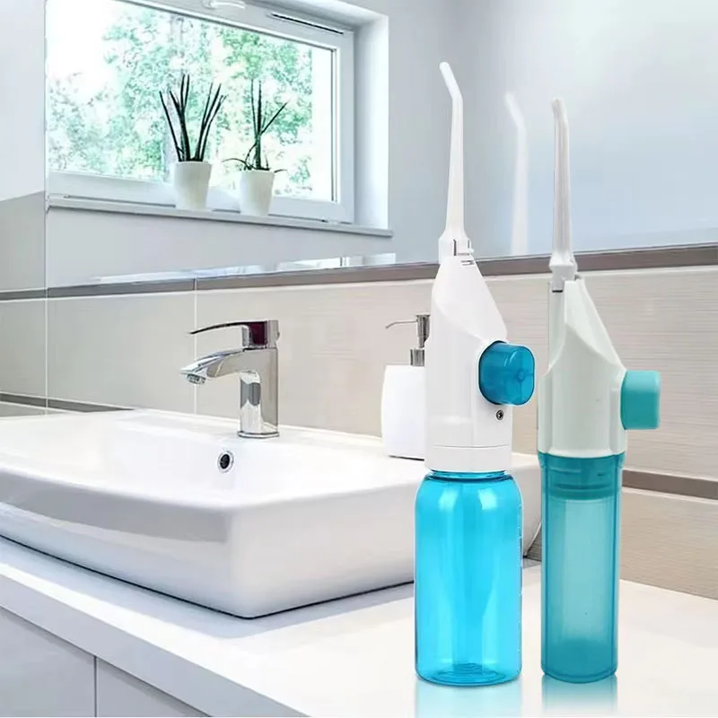 Household High Pressure Oral Irrigator Portable Teeth Clean Water Dental Floss Manual High Pressure Water Toothpick Oral hygiene - Image 4