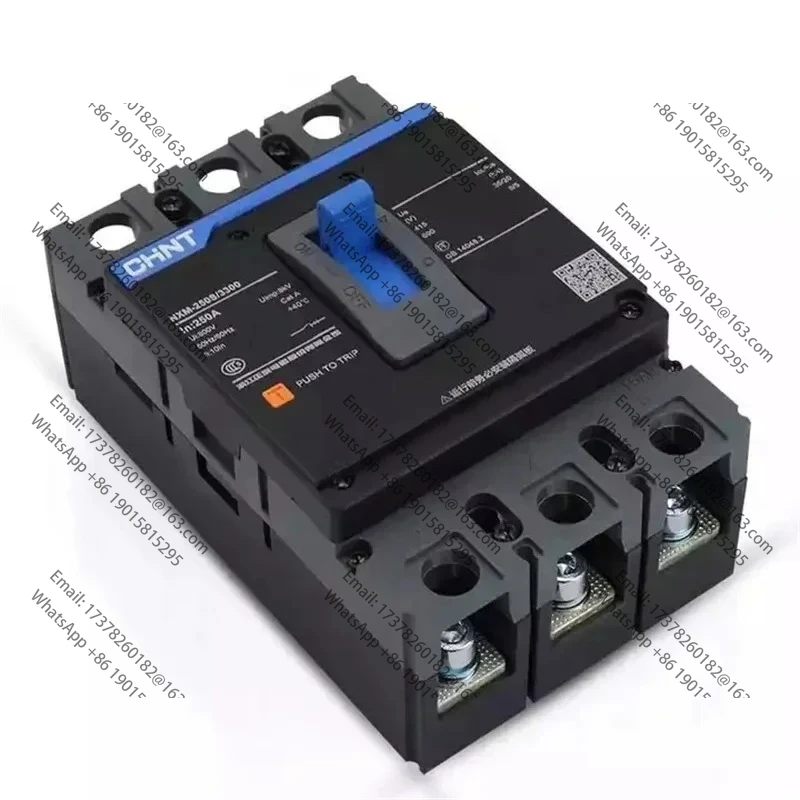 

CHINT CE Certificación MCCB NXM Serie 3P 4P Disyuntor de caja moldeada NXM-63S/3300 NXM-250S/4300 NXM-630S/3300 10A-630A