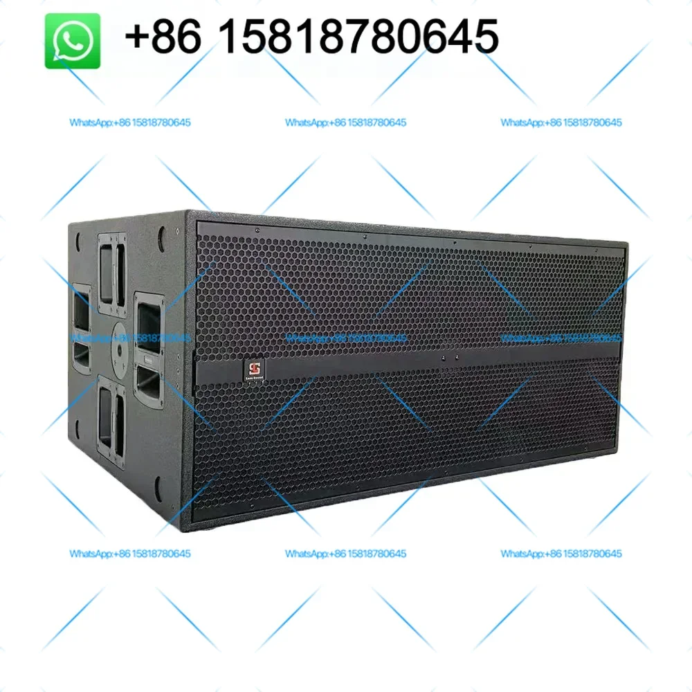 Subwoofer dual activo de 18 pulgadas, altavoz profesional de sonido SUB 9006-L, altavoz de sistema PA de alta calidad, sonido profesional.