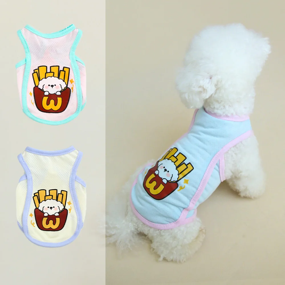 Dog Ice Silk Cool Tank Top Sommer atmungsaktive kühlende Haustierkleidung