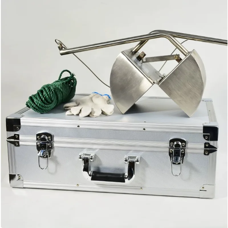 Stainless Steel Grab Sampler Mud Dredge Tool Lake Bottom Sediment Sludge Collector Water‑Sample Grabbing Equipment