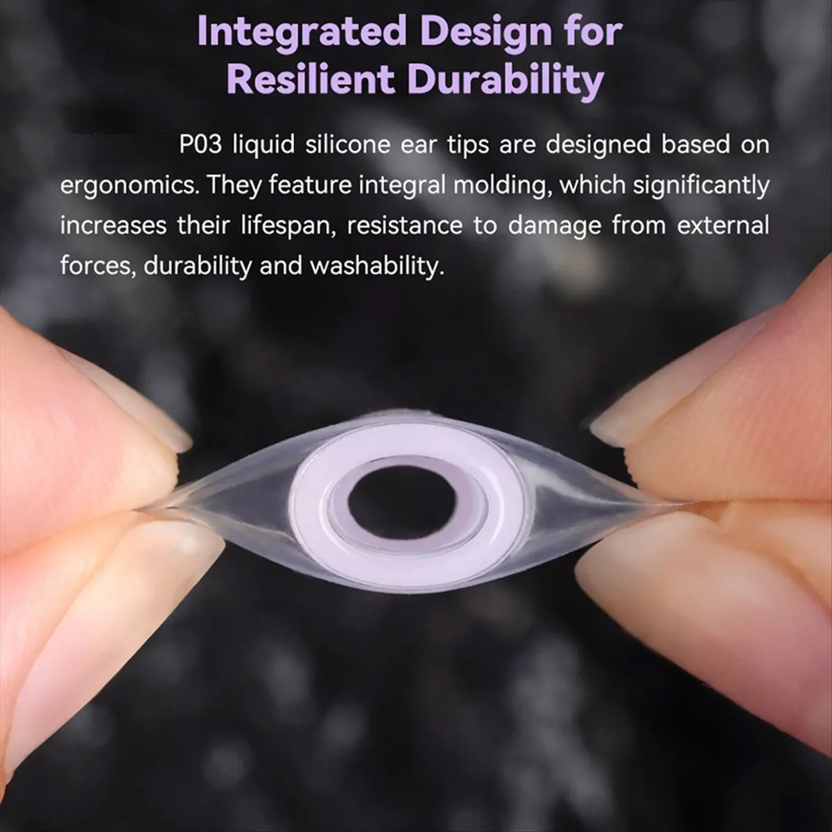 useful For NICEHCK P03 Liquid Silicone Ear Tips Noise-Canceling Soft Safe Eartips Accessories NX8 Que Cantor IEM P03(3 Pairs S)