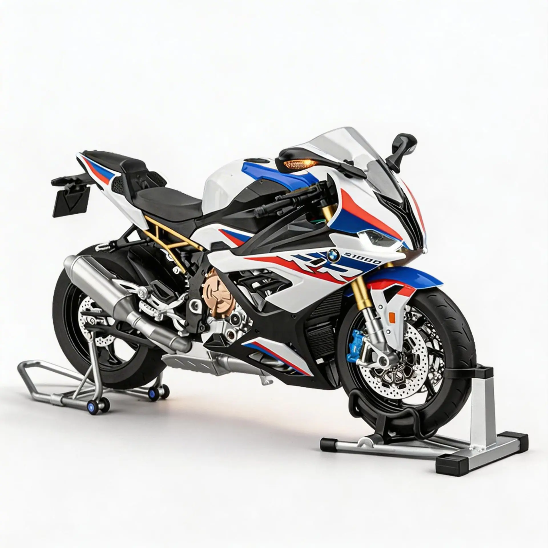 

Spray 1:6 BMW S1000RR Alloy Metal Diecast Motorcycle Car Models Toys Children's Toy Motorcycle With Sound & Light Decoration Toy