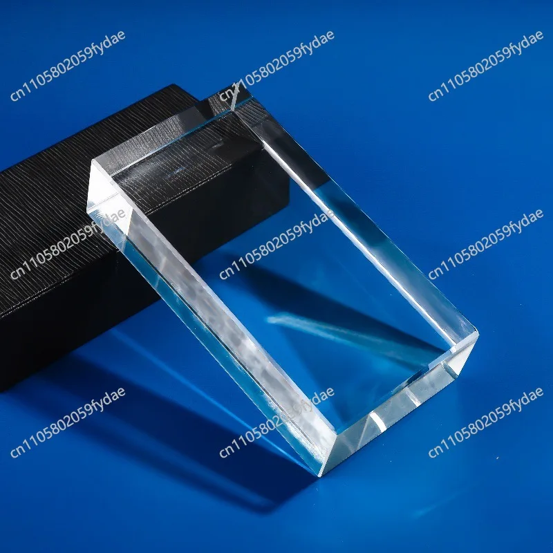 Solid Crystal Glass Brick Transparent Square Ice Shadow Pattern Crystal Brick Partition Wall Bathroom Color Partition Brick - view 5