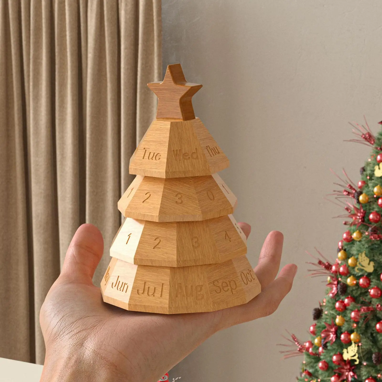 

Рождественская силиконовая форма, удобная для начинающих многоразовая форма, штабелирующаяся силиконовая форма для рождественской елки для бетонной штукатурки, глины