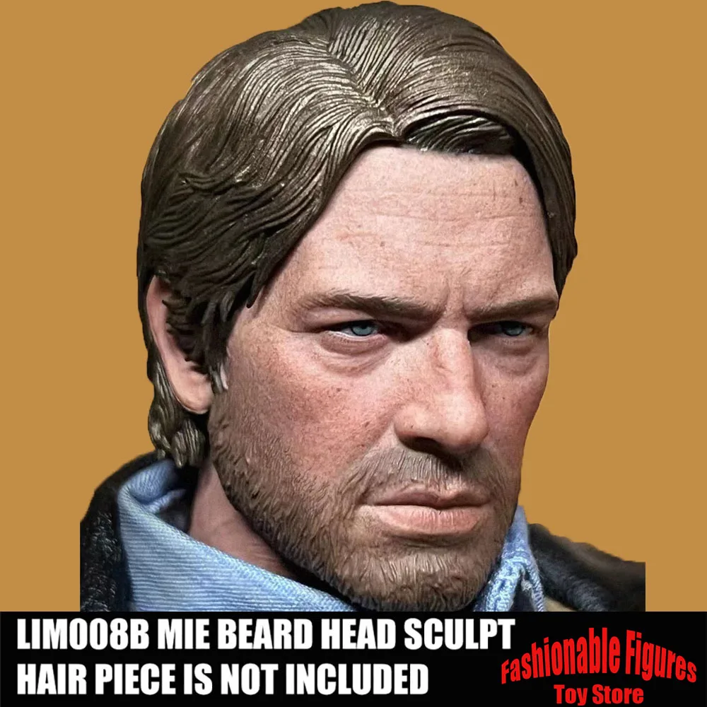 

LIMTOYS LIM008B 1/6 Men Soldier Arthur Head Sculpt Western Cowboy Outlaws God Gunner Head Carving Fit 12Inch Action Figure Body