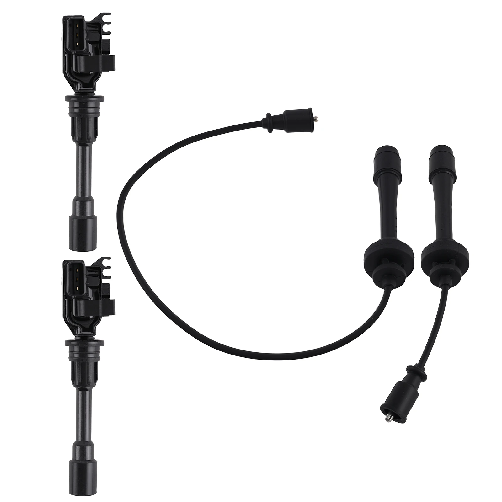 

Ignition Coils + Wires for Mazda Protege/Protege5 2.0L 01-03 BP6D18100A9U