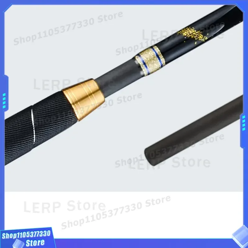 2 Section Fiberglass Sea Fishing Rod 1.65m 1.8m Rotating Casting Boat Pole for Deep Sea Angling Durable Marine Gear Deep Sea