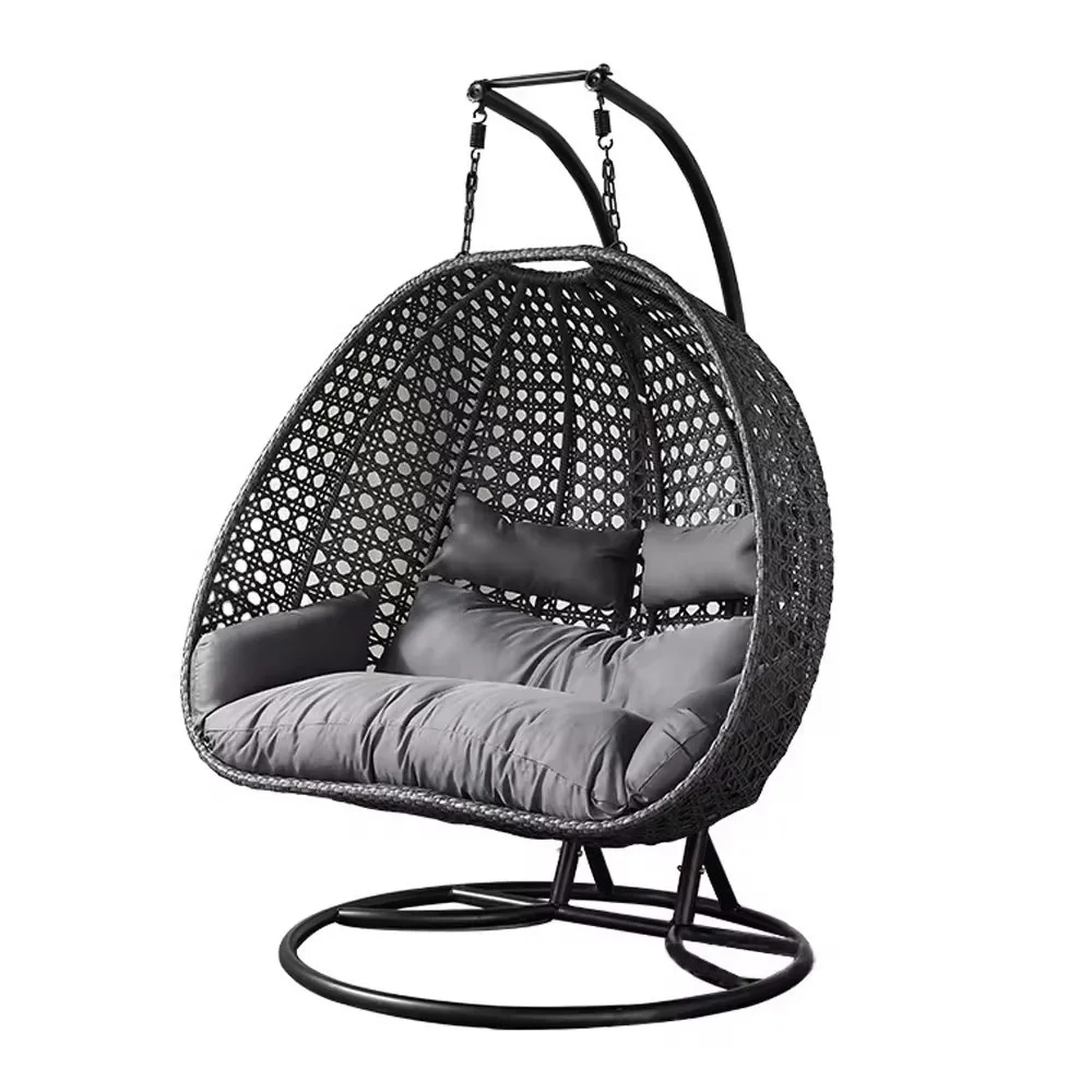 

Outdoor Balcony B&B Furniture Hanging Basket Indoor Hanging Basket Chair Double Flat Bottom Magic Rattan Birdhouse Chair