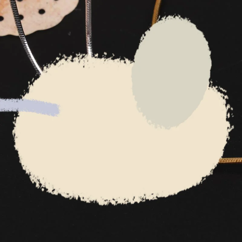 Fashionable And Minimalist Bubble Snake Bone Chain Circular Zircon Pendant Bracelet For Women's Party Jewelry Gift