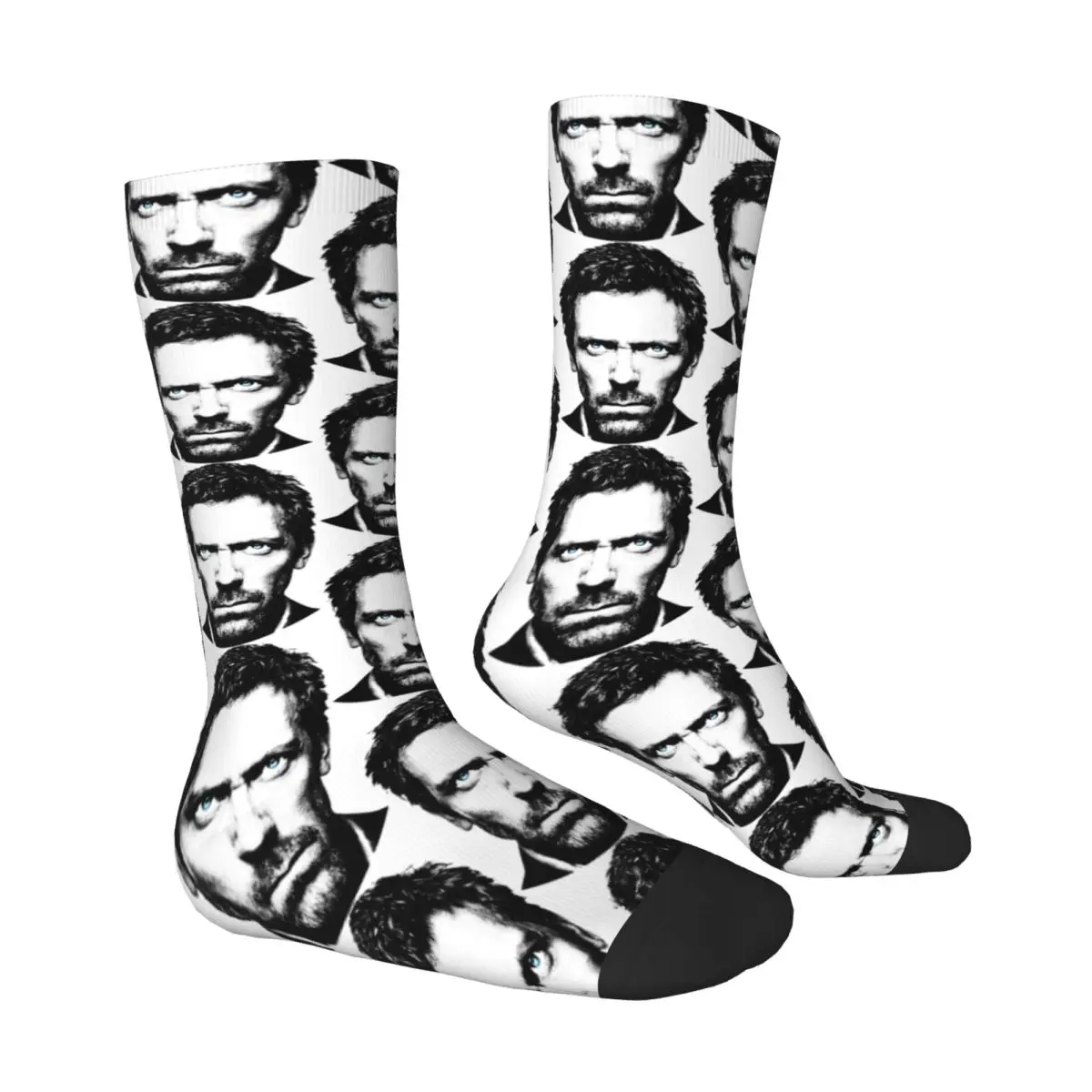 جوارب رجالية دكتور جريجوري هاوس جوارب تلفزيون أمريكية شتوية أنيقة ناعمة قابلة للتنفس جوارب مخصصة للتزلج مضادة للانزلاق #3