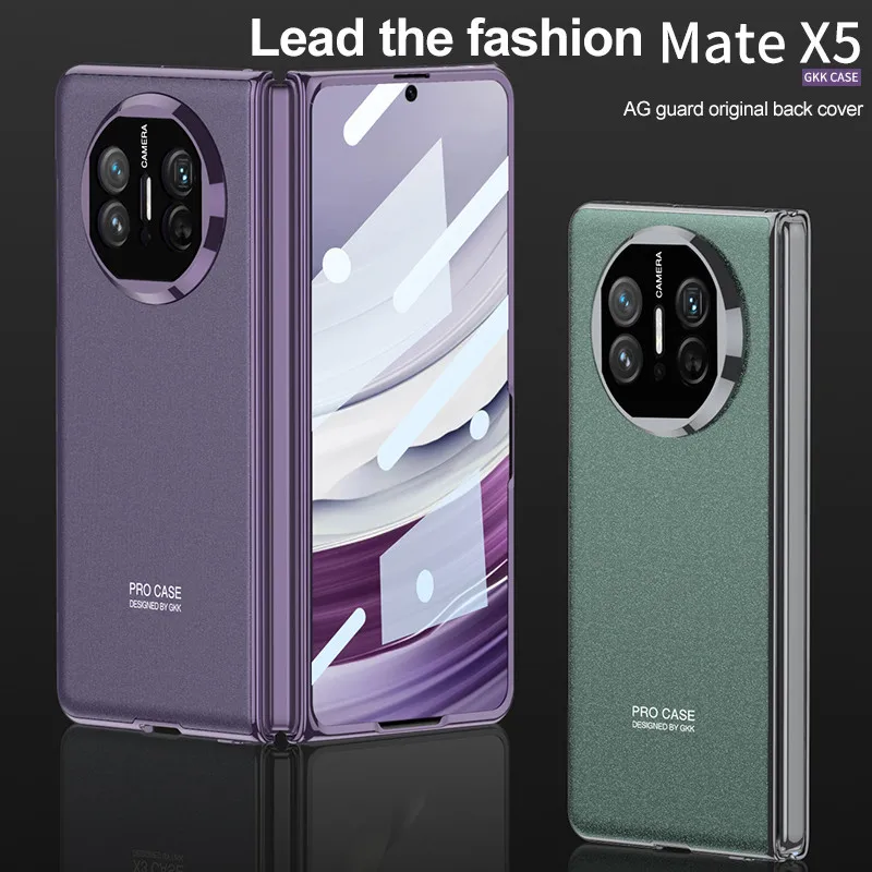 

Однотонный Гальванизированный чехол для телефона Phantom Для Huawei Mate X5 X3 поглотитель глянцевый складной раскладной чехол пленка встроенный корпус