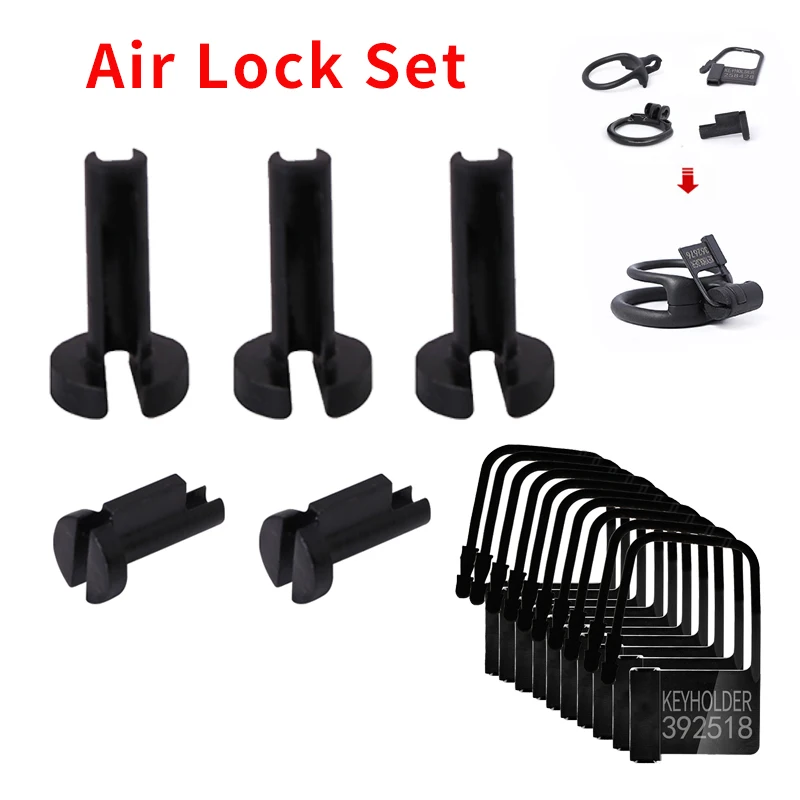 Universal Resin Insertion Airlock Replacement Locks for Resin Chastity Cage With Disposable Coded Lock Adult Games Accessories