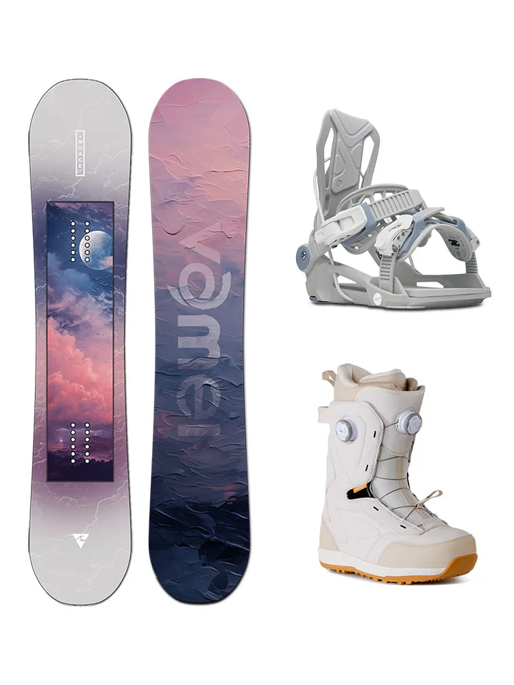 

Комплект для сноуборда FLOW Быстродействующий фиксатор Обувь для сноуборда Универсальная