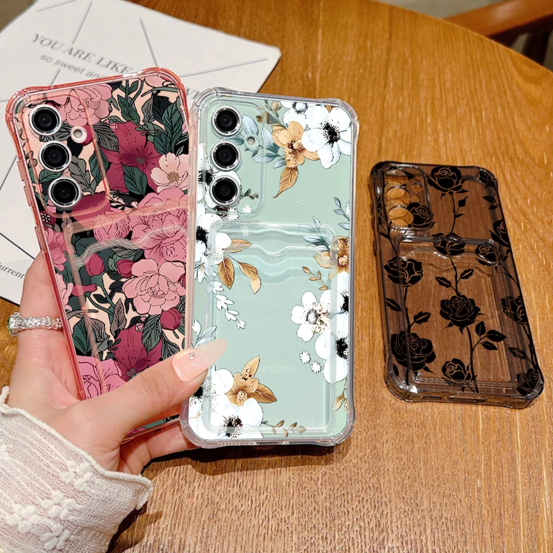 Black Rose Pattern Card Bag Wa - Wallets review and price