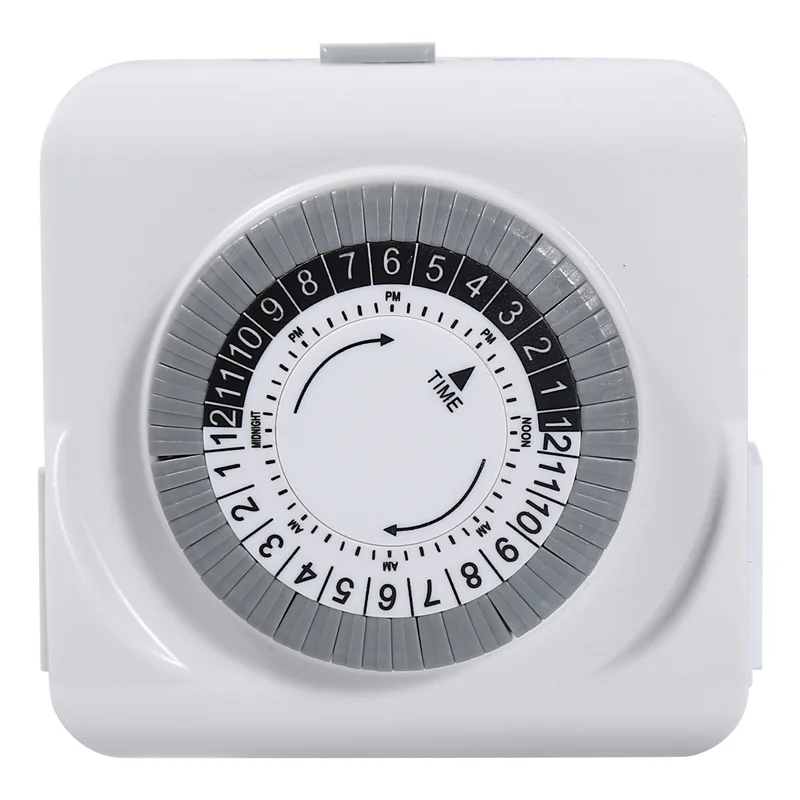 THIVN-Light Timer For Lamps Indoor Plug Timer Plug In Timer For Electrical Outlets 1PCS US Plug