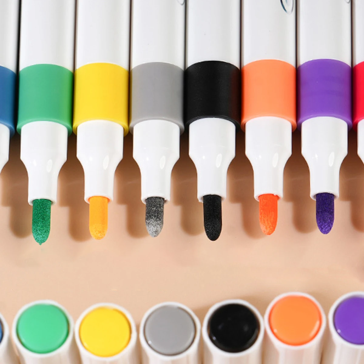 12-80 لون مجموعة الاكريليك الطلاء أقلام تلوين القلم روك اللوحة للأطفال الكتابة على الجدران حجر السيراميك الزجاج الخشب Crafts بها بنفسك الحرف لوازم الفن #3