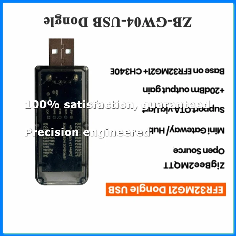 ZigBee 3.0 Silicon Labs Mini EFR32MG21 Universal Open Source Hub Gateway USB Dongle Chip Module ZHA NCP Home Assistant-A69M