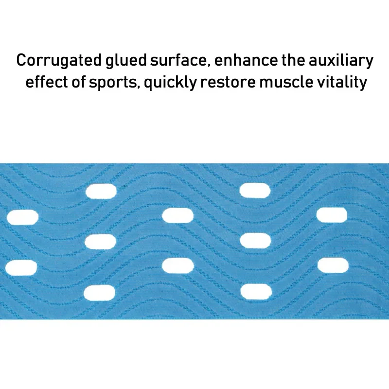 5 см * 5 м перфорированная Спортивная клейкая лента для мышц терапевтический уход эластичная нарезанная кинезиологическая лента Бандаж Дышащий