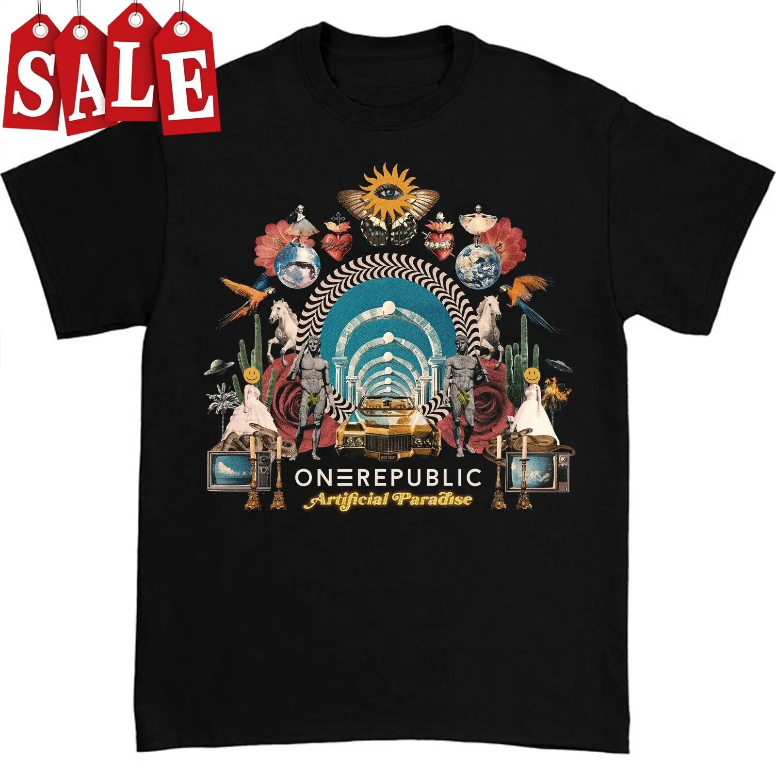 Popular OneRepublic Artificial Paradise Short Sleeve Men S-235XL Tee NLS5.148