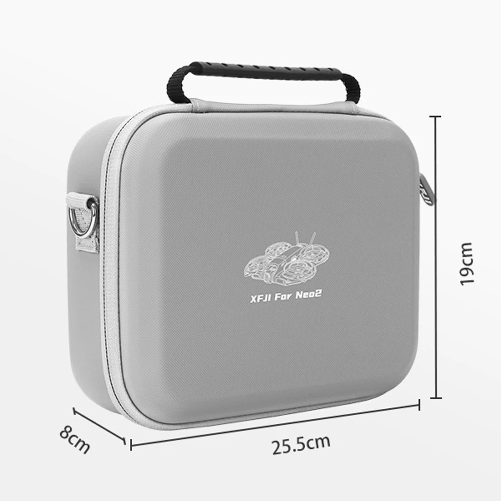 حقيبة حمل لـ DJI NEO2، حقيبة واقية لتخزين السفر من البولي يوريثان المحمولة المدمجة لطائرة NEO2 بدون طيار وملحقات محور الشحن ثنائي الاتجاه #4