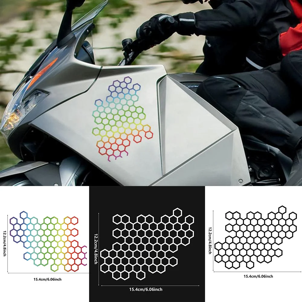 Cool Modified Tail Light Stickers, Racing Helmet Decoration and Other Motorcycle Sticker, Suitable for Car Windows, Body