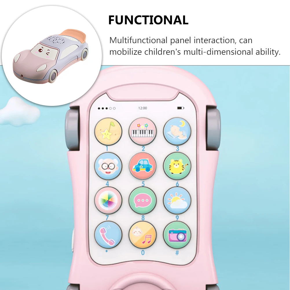 

1pc Music Lighting Story Machine Toy Car Simulation Phone Kids Educational Baby Toys Music Learning Play Instruments