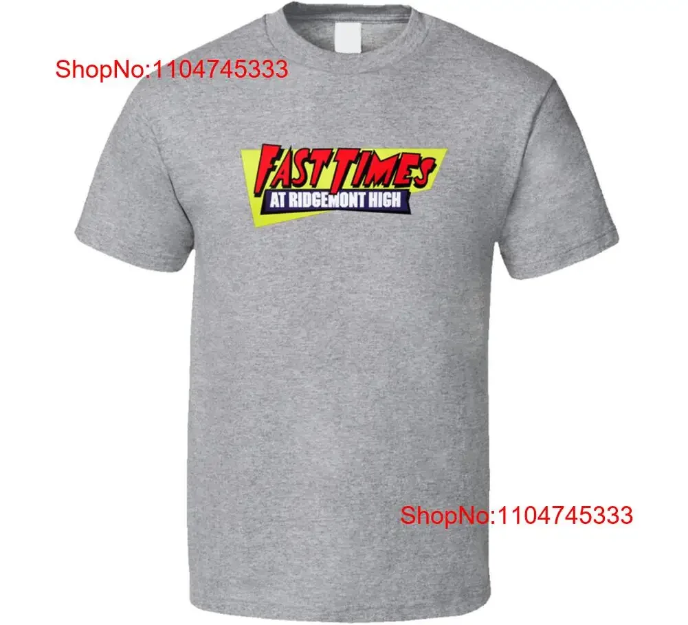 Fast Times At Ridgemont High Movie 80s camiseta vintage lavada ligeramente Top para uso diario homme suave estirado Casual