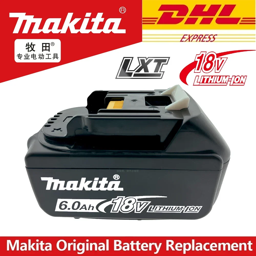 

100% original Makita 18V 6.0Ah Rechargeable Battery ,For Makita BL1830 BL1830B BL1840 BL1840B BL1850 BL1850B Power Tools Battery