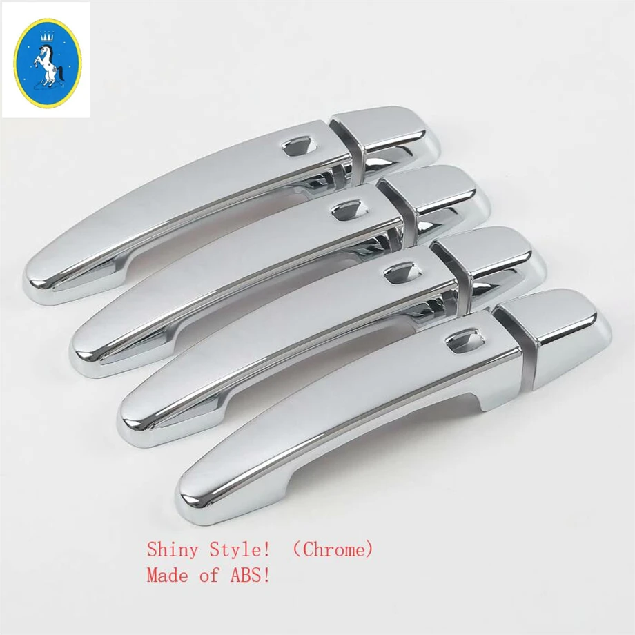 

Chrome Auto Exterior Accessories Outside Door Pull Doorknob Handle Decoration Cap Cover Trim For Chevrolet Equinox 2017 - 2022