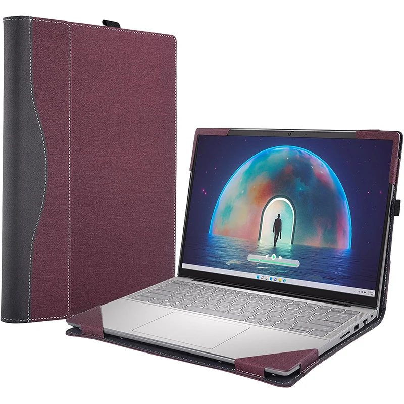 Case For Dell Inspiron 14 Pro 5420 5425 5430 Plus 7420 7430 7435 7425 Laptop Sleeve Detachable Notebook PC Cover Protective Bag