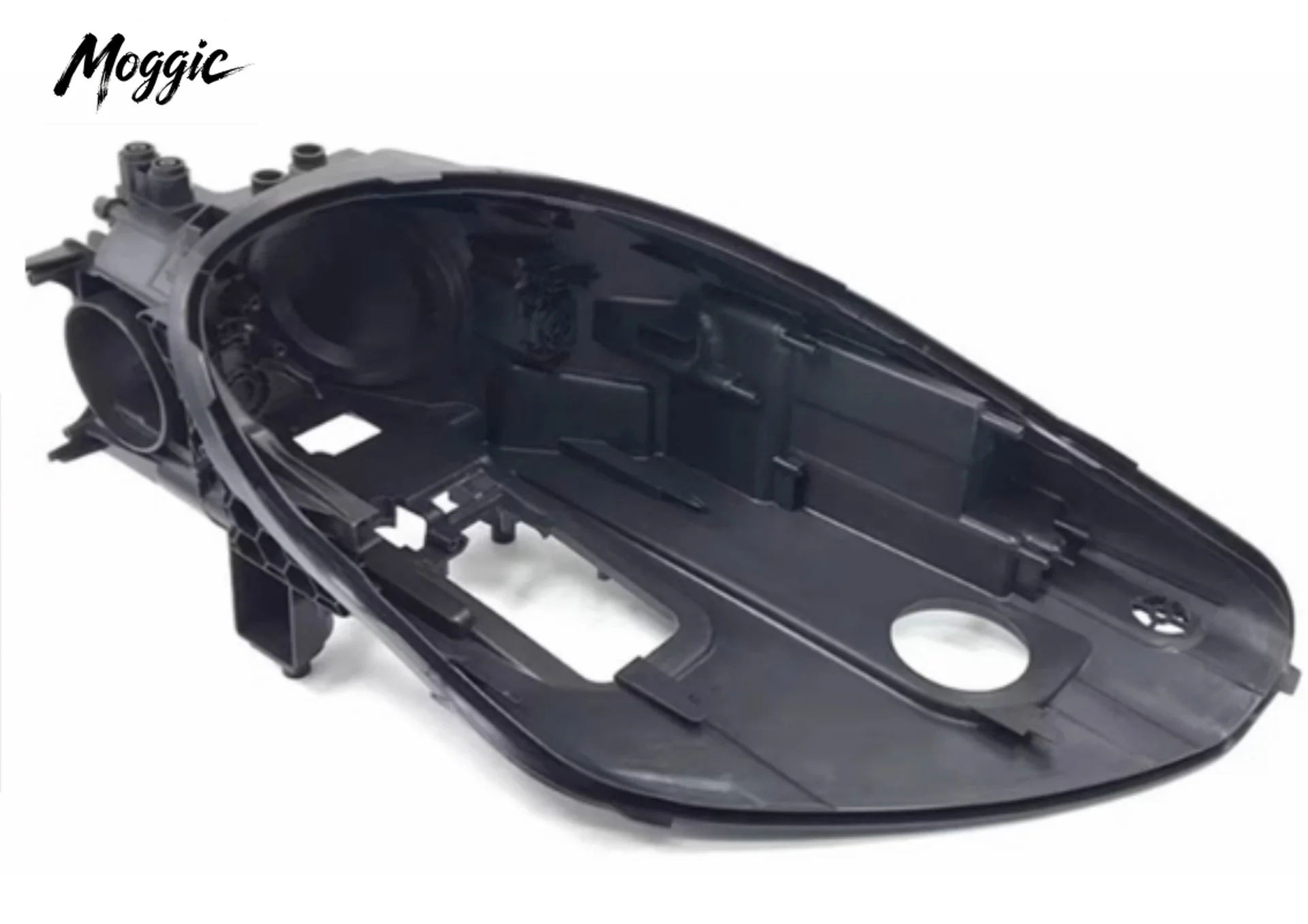 MoggicHeadlight Rear Housing Cover Compatible With Porsche Cayenne 2018 2019 2020 Base Model Left Right Side Replacement Plastic